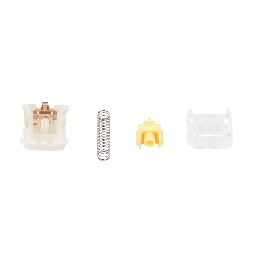 GATERON CAP Milky Yellow Linea - Gaming Accessories Aesthetic recension och pris