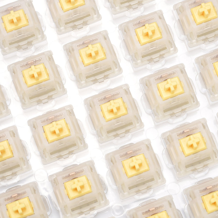 GATERON CAP Milky Yellow Linea - Gaming Accessories Aesthetic recension och pris