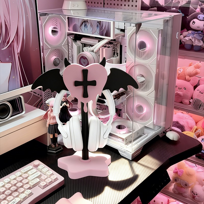 Cute Aesthetic Headphone Stand - Gaming Accessories Aesthetic recension och pris