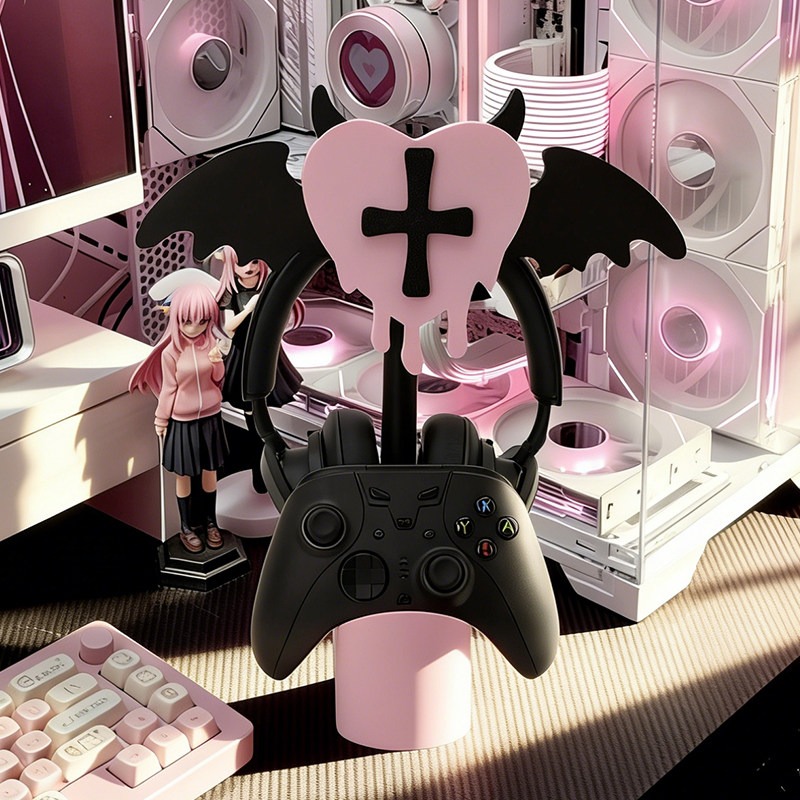 Cute Aesthetic Headphone Stand - Gaming Accessories Aesthetic recension och pris
