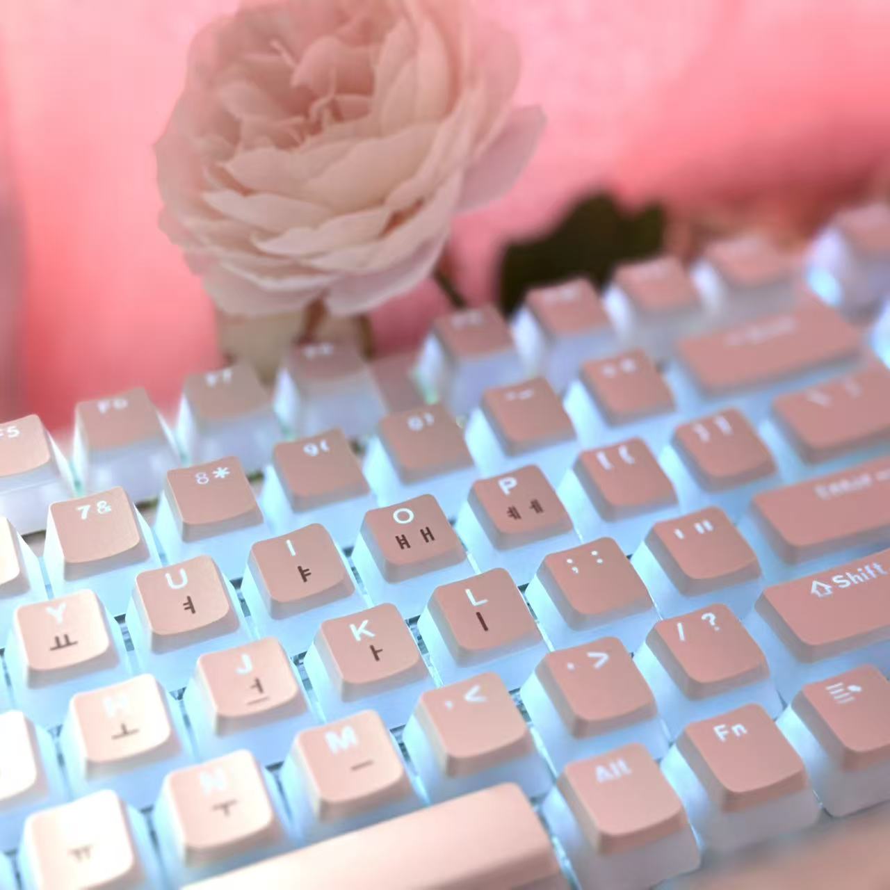 Hangul Keycap Korean Layout Ke - Gaming Accessories Aesthetic recension och pris