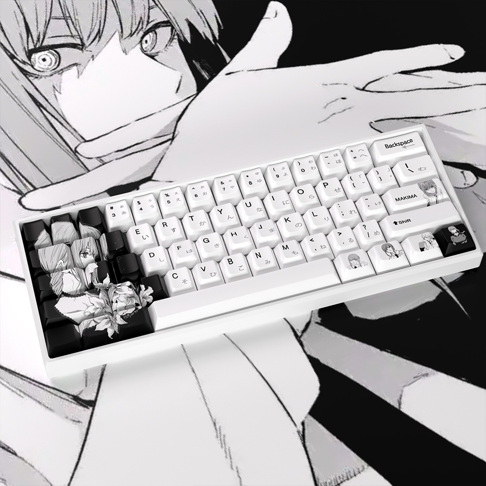 105 Keys Flower Makima Keycap  - Gaming Accessories Aesthetic recension och pris