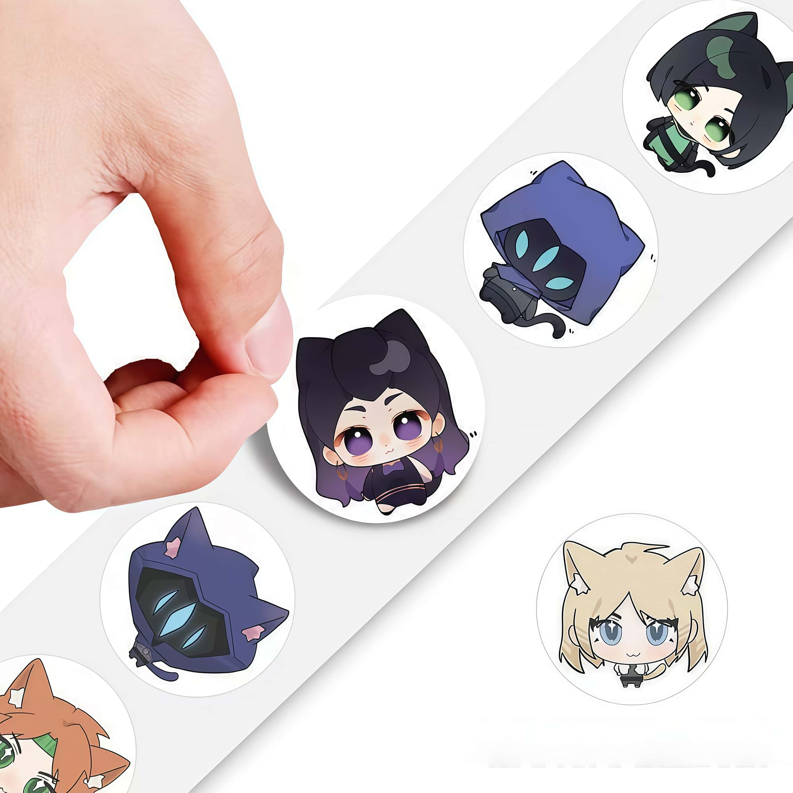 500Pcs Valorant Cat Ear Chibi  - Gaming Accessories For Room recension och pris