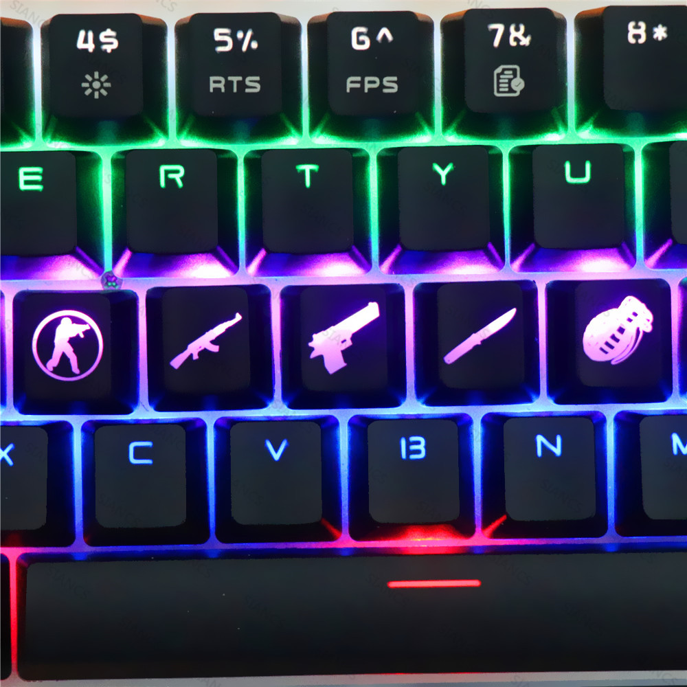CS GO Gaming Keycaps Custom AB - Gaming Accessories Aesthetic recension och pris